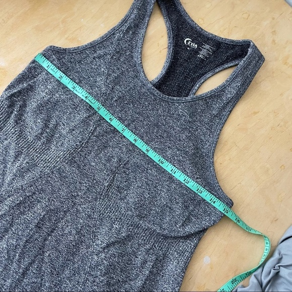 ZYIA Active Fog Copper Charged Grey Athletic Tank Top Womens M - Picture 9 of 10